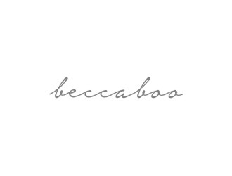 beccaboo  logo design by bricton