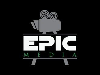 Epic Media logo design by usashi
