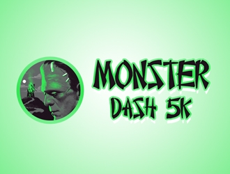 Monster Dash 5K logo design by 69degrees