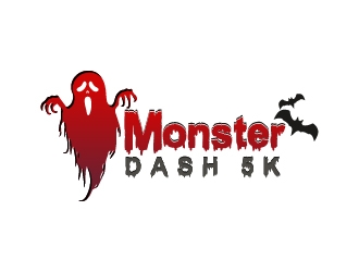 Monster Dash 5K logo design by usashi
