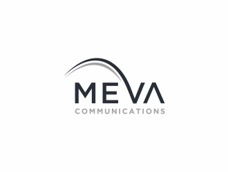 Meva Communications logo design by ammad