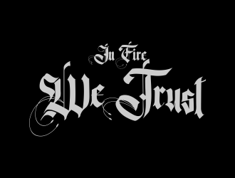 In Fire We Trust logo design by beejo