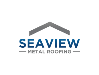 Seaview metal roofing  logo design by RIANW