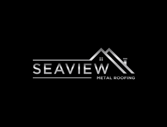 Seaview metal roofing  logo design by ammad