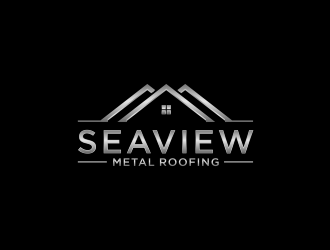 Seaview metal roofing  logo design by ammad