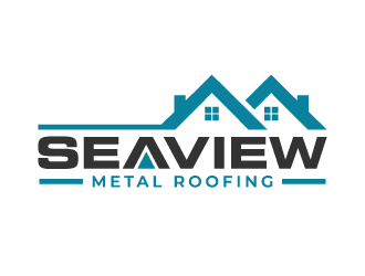 Seaview metal roofing  logo design by akilis13