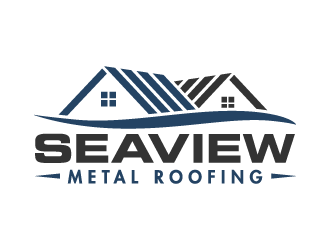 Seaview metal roofing  logo design by akilis13