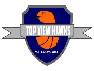 Top View Hawks logo design by ElonStark