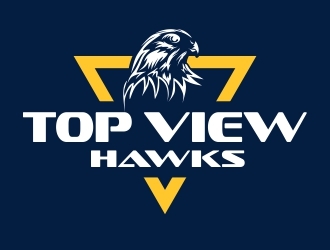 Top View Hawks logo design by mckris