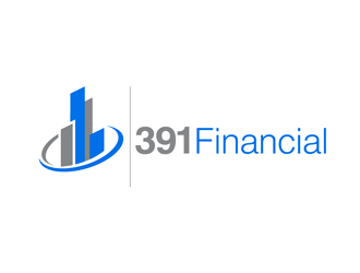 391 Financial  logo design by enzidesign