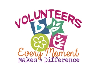 Volunteers: Every Moment Makes A Difference logo design by ingepro