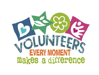 Volunteers: Every Moment Makes A Difference logo design by ingepro
