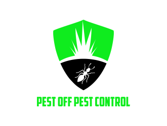 Pest Off Pest Control logo design by Greenlight