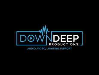 DownDeep Productions  logo design by logolady