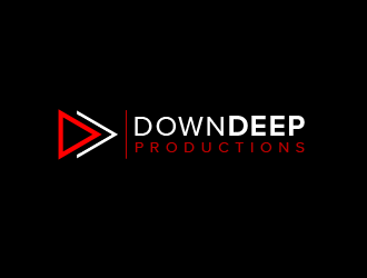 DownDeep Productions  logo design by BeDesign