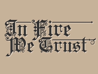 In Fire We Trust logo design by uttam