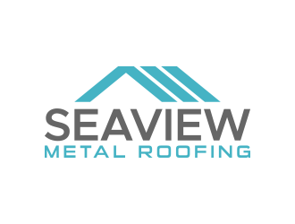 Seaview metal roofing  logo design by lexipej