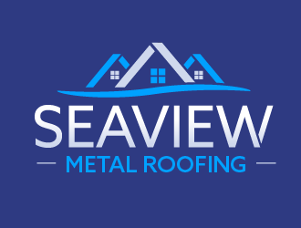 Seaview metal roofing  logo design by prodesign