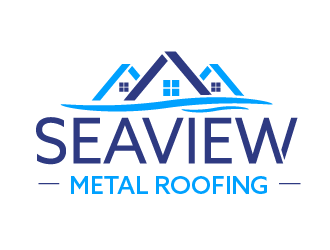 Seaview metal roofing  logo design by prodesign