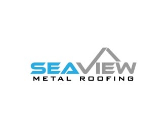 Seaview metal roofing  logo design by my!dea