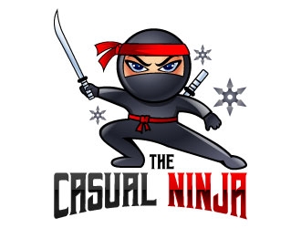The Casual Ninja logo design by uttam