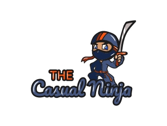 The Casual Ninja logo design by BaneVujkov