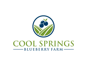 Cool Springs Blueberry Farm logo design by RIANW