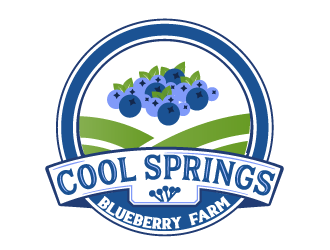 Cool Springs Blueberry Farm logo design by tec343