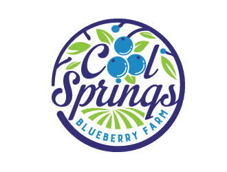 Cool Springs Blueberry Farm logo design by scriotx