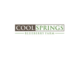 Cool Springs Blueberry Farm logo design by bricton