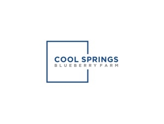 Cool Springs Blueberry Farm logo design by bricton