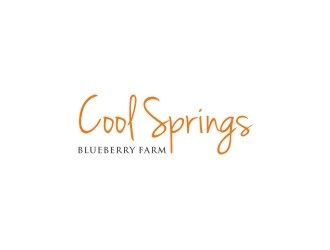 Cool Springs Blueberry Farm logo design by bricton