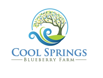 Cool Springs Blueberry Farm logo design by samueljho