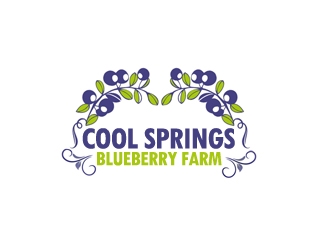 Cool Springs Blueberry Farm logo design by gilkkj