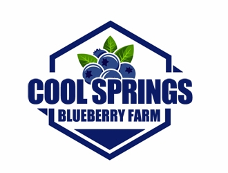 Cool Springs Blueberry Farm logo design by samueljho