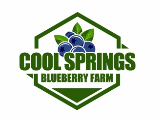 Cool Springs Blueberry Farm logo design by samueljho