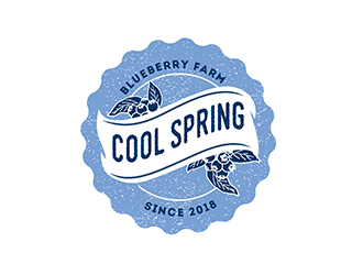 Cool Springs Blueberry Farm logo design by wonderland