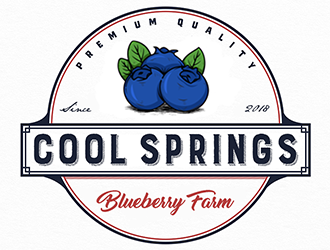 Cool Springs Blueberry Farm logo design by Optimus