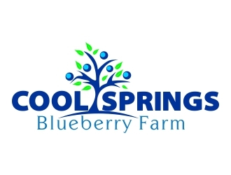 Cool Springs Blueberry Farm logo design by mckris
