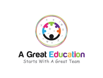A Great Education Starts With A Great Team logo design by zakdesign700