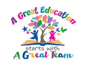 A Great Education Starts With A Great Team logo design by ingepro