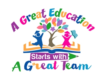 A Great Education Starts With A Great Team logo design by ingepro