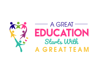 A Great Education Starts With A Great Team logo design by JessicaLopes