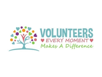 Volunteers: Every Moment Makes A Difference logo design by amar_mboiss