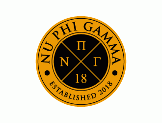 Nu Phi Gamma Crest (No Fucks Given) logo design by torresace