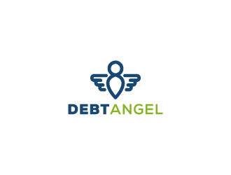 Debt Angel logo design by pencilhand