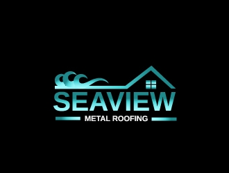 Seaview metal roofing  logo design by samuraiXcreations