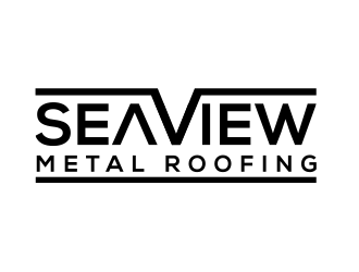 Seaview metal roofing  logo design by keylogo