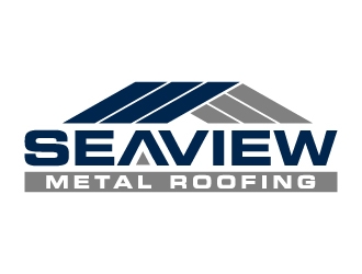 Seaview metal roofing  logo design by jaize