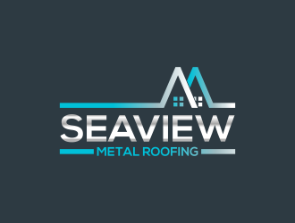 Seaview metal roofing  logo design by gcreatives